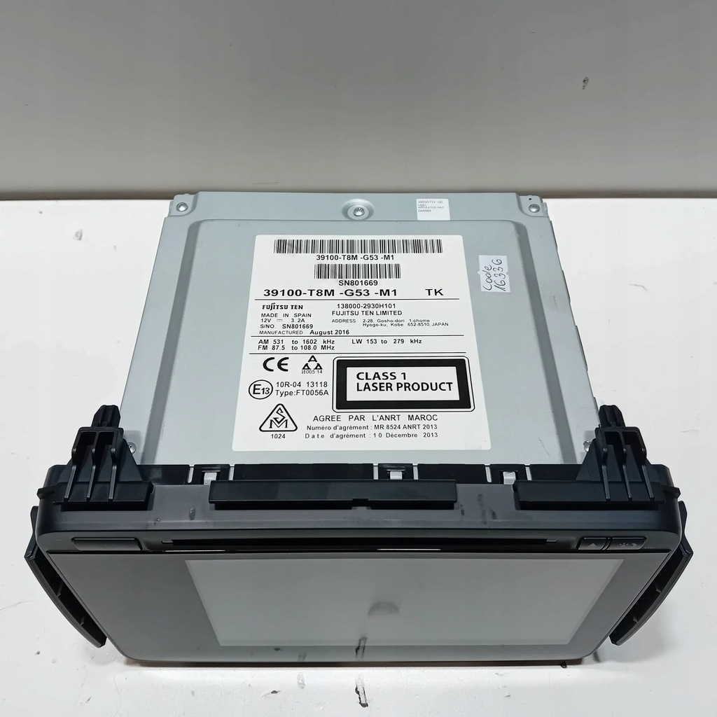 фото №7, Honda hr-v hrv ii 2015- радио навигация navi с код europa