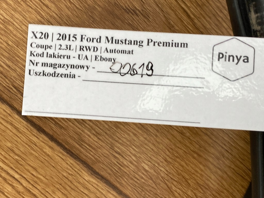 фото №6, Прокладка нижня двері ford mustang vi 2015+