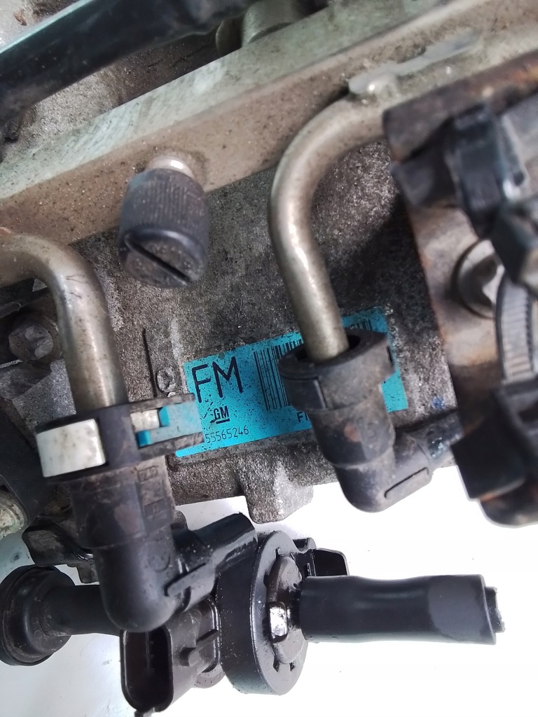 M391 колектор впускний  форсунки opel astra j 1.6t a16let 55565249 55355609 Оригінал