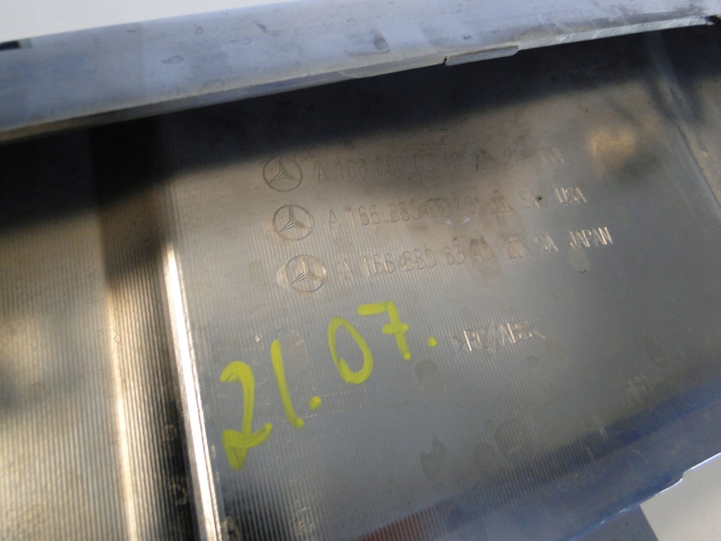 фото №11, Mercedes ml w166 166 накладка хром бампера перед