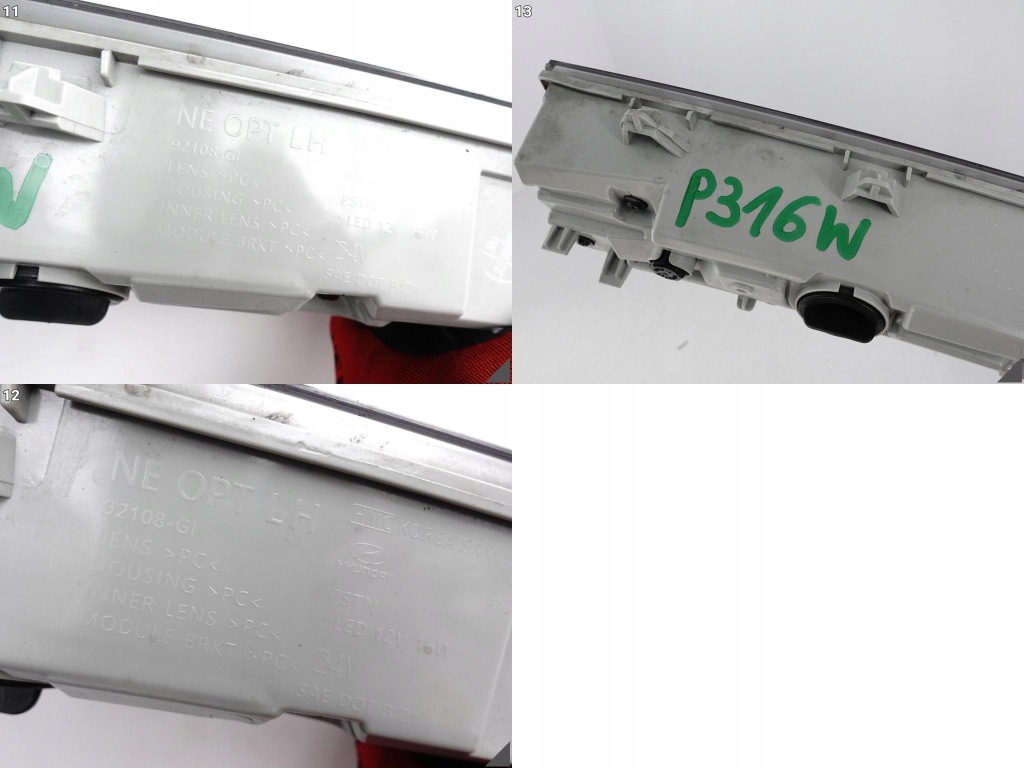 фото №12, Hyundai ioniq 5 свет drl накладка молдинг лампа led перед левый 92108-gi