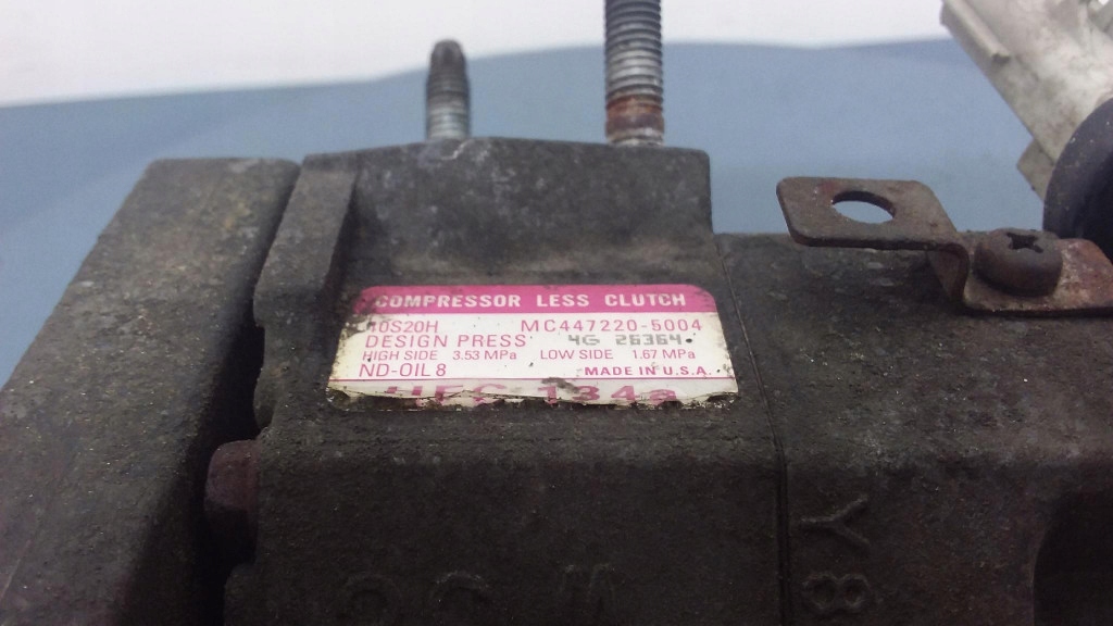 фото №6, Dodge caravan iv 3.8b v6 компресор компресор кондиціонера mc447220-5004