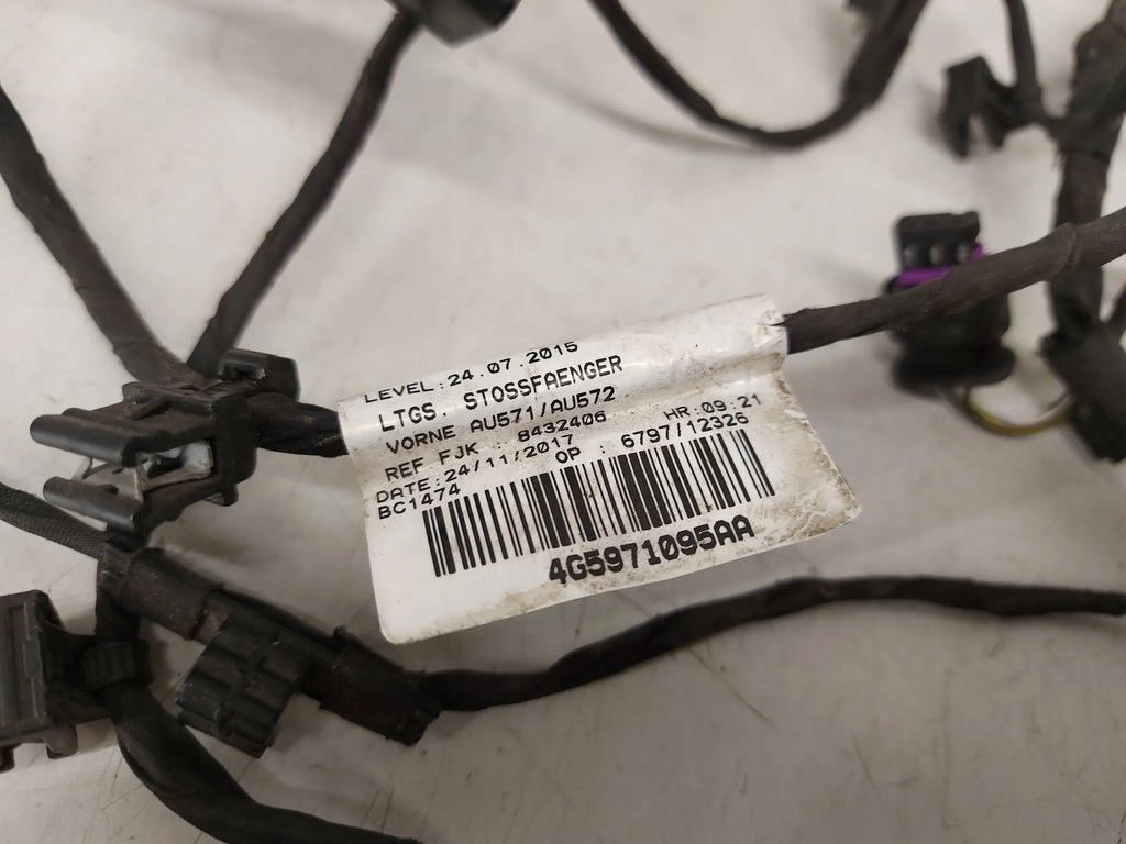 фото №7, Audi a6 s6 c7 4g жгут датчиков парковки pdc бампера