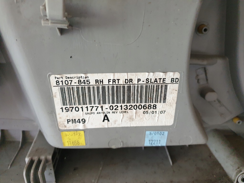 фото №10, Обивка обшивка дверь правый перед dodge caliber