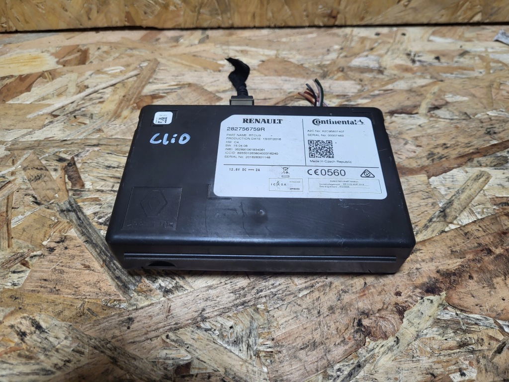 фото №1, Модуль блок управления навигации clio iv 4 282756759r