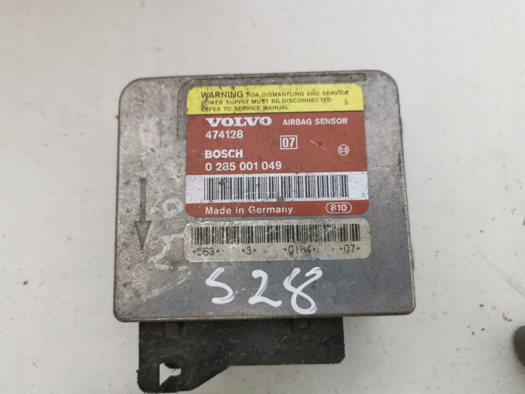 фото №1, Модуль подушка безпеки датчик подушок 474128 0285001049 volvo