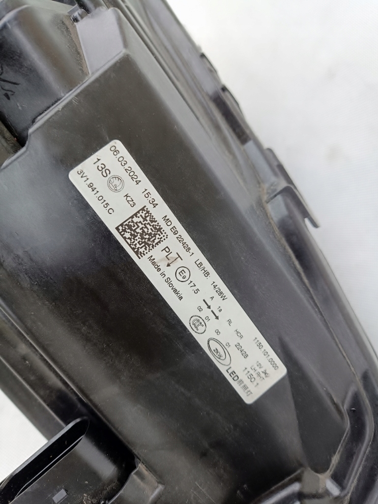 фото №9, Skoda superb iii 3 lift лампа левая full led левый crystal euro 3v1941015c