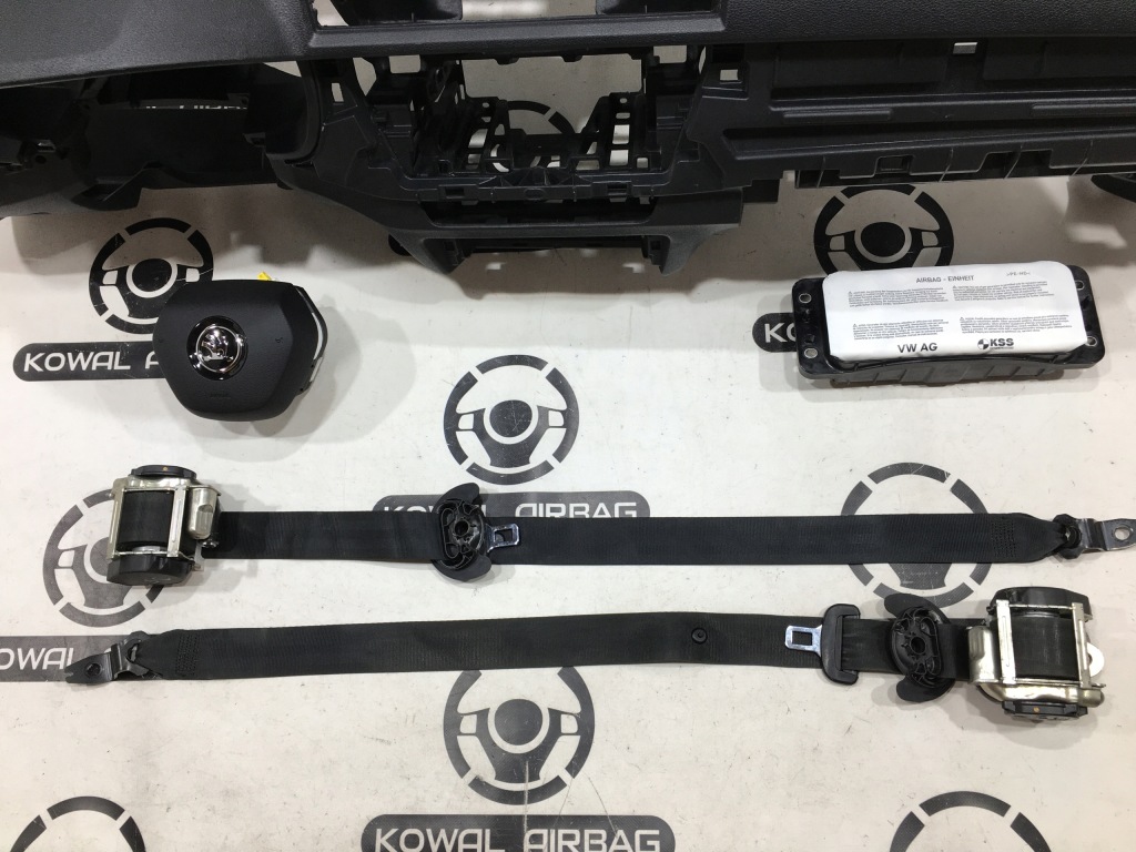 фото №7, Skoda fabia 3 iii 20r приборная панель панель  подушка безопасности подушки безопасности ремни оригинал демонтаж