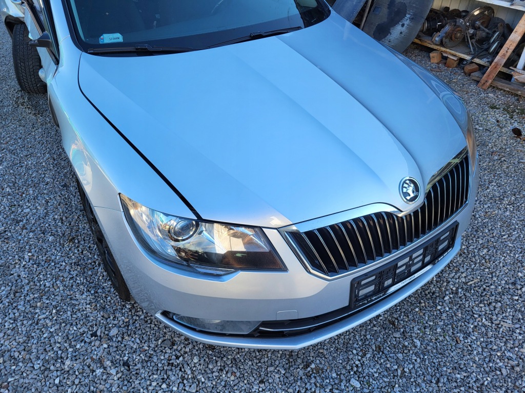 фото №11, Skoda superb ii lift 14r капот бампер лампа крыло pas перед la7w