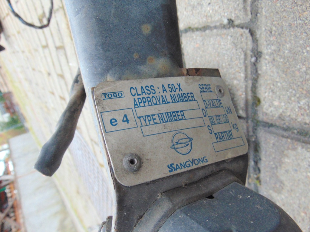 фото №9, Hak буксирувальний ssangyong musso i 1993r- europa