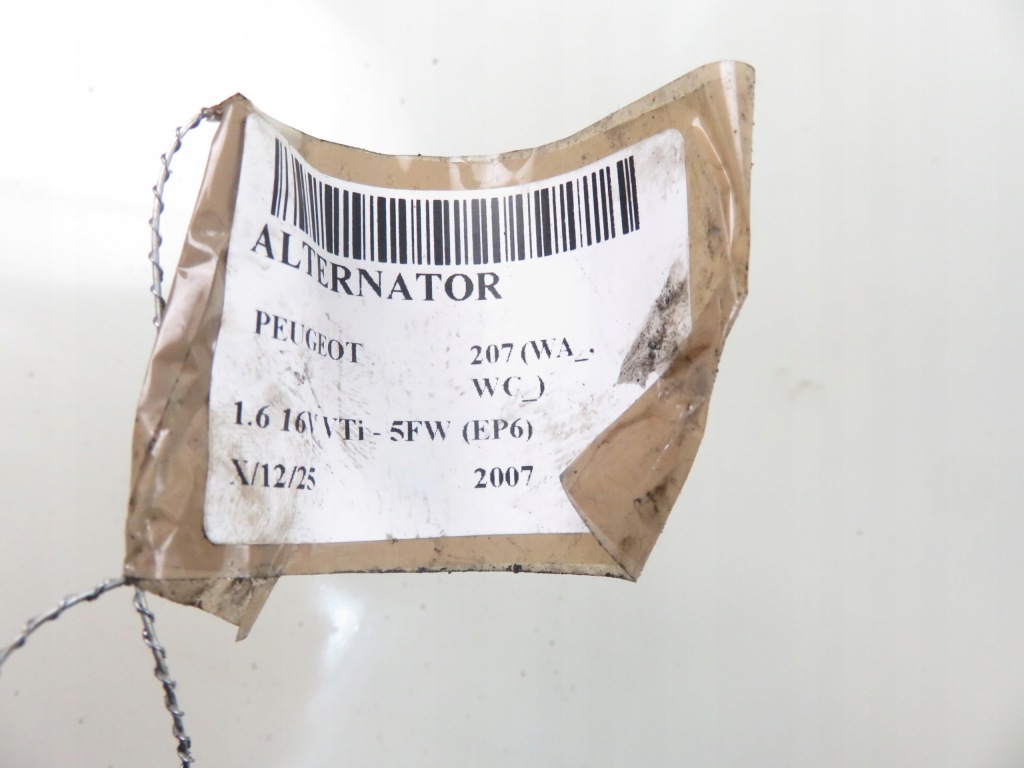 Генератор peugeot 207 1.6 16v vti - 5fw ep6 2612380c Киев