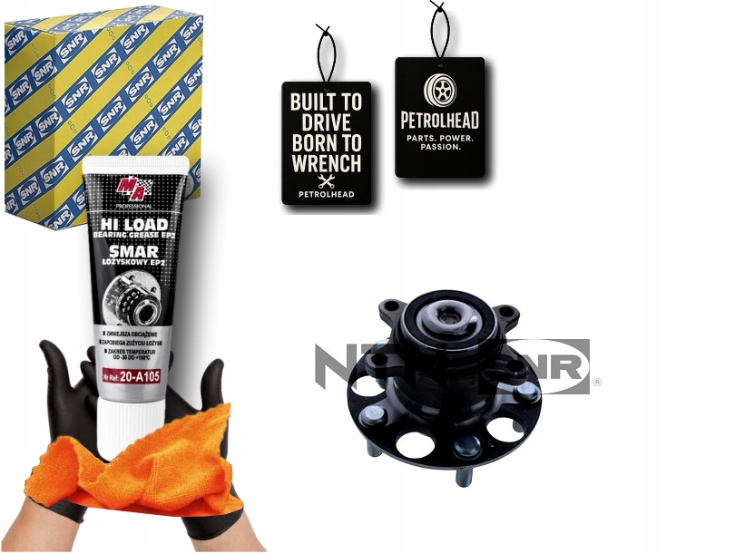 фото №1, Набор подшипник колеса с ступица задняя honda civic ix 1.8 #petrolhead pro+ kit7