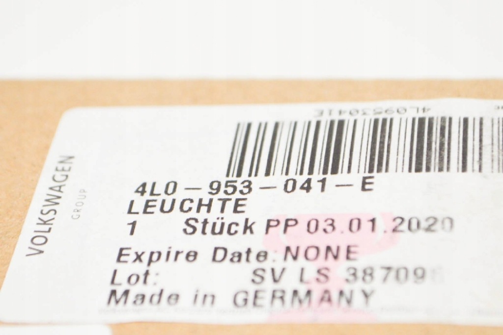 фото №7, Audi q7 4l бампер передний левый поворотник новый оригинальный 4l0953041e