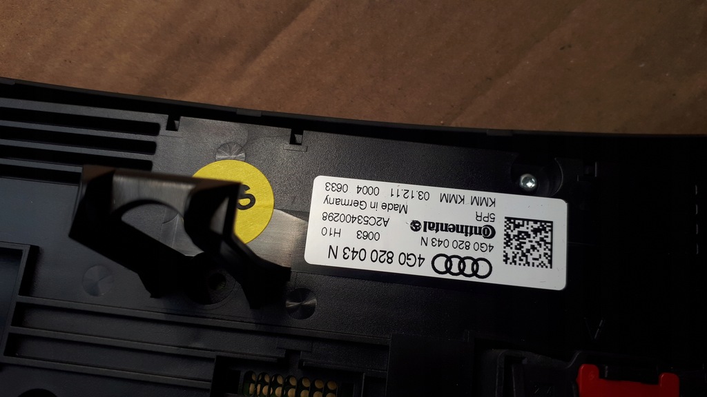 фото №8, A6 c7 4g панель обдув управление 4g0820043n a7