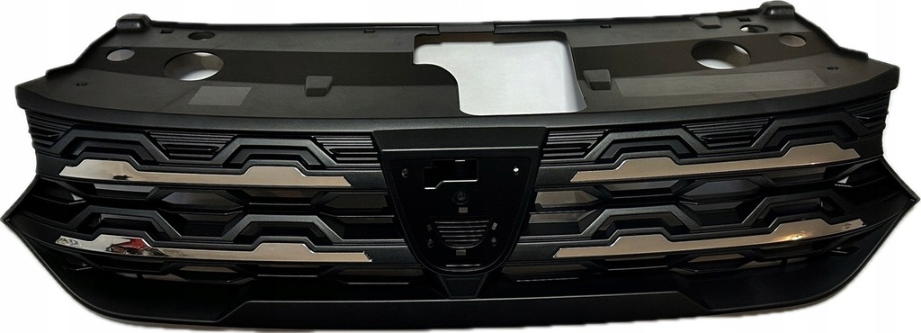 фото №1, Dacia sandero iii stepway 10.2020- решётка радиатора решётка радиатора главная чёрный/хром накладки