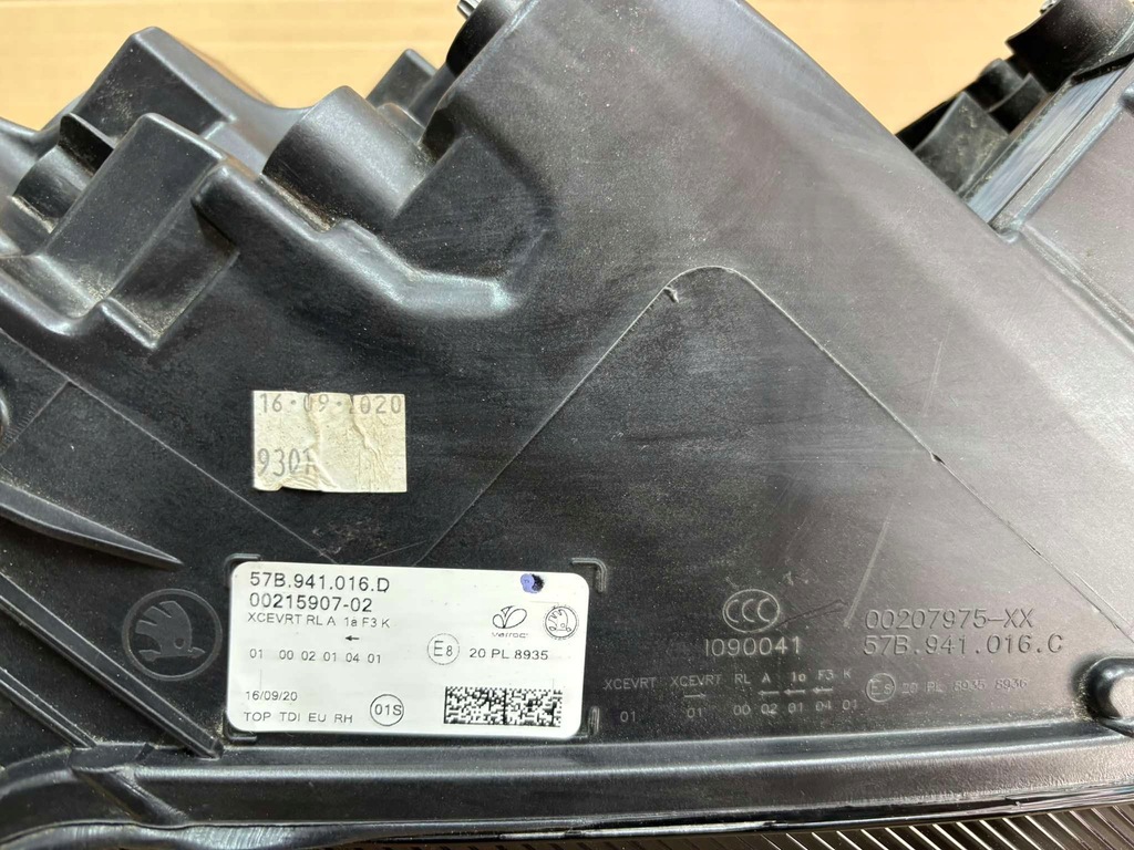 фото №13, Лампа передня права full led skoda karoq 57b941016d перетворювач