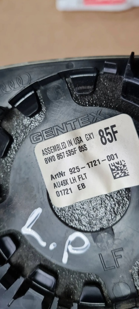 фото №14, S5 8w lift a5 вкладиш дзеркало фотохромний лівий перед 8w0857535f a4 b9 8w