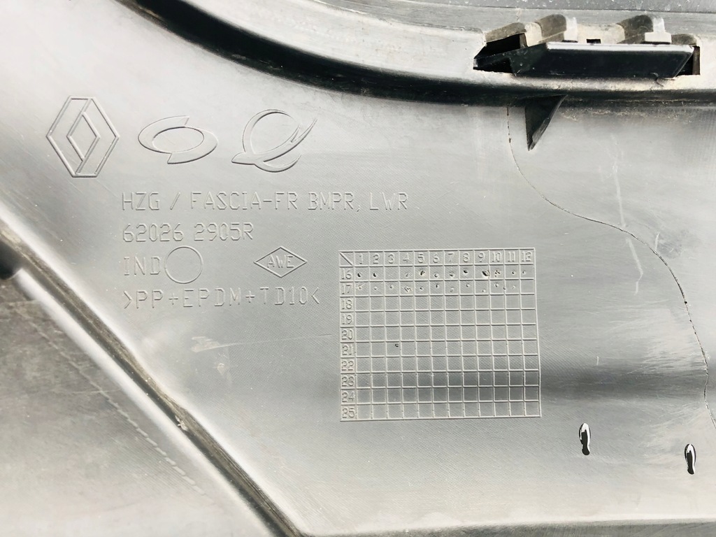 фото №15, Renault koleos ii 2 2016 бампер передній перед