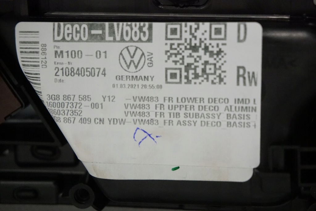 фото №13, Накладки декоры панели декоративные vw arteon 3h fl