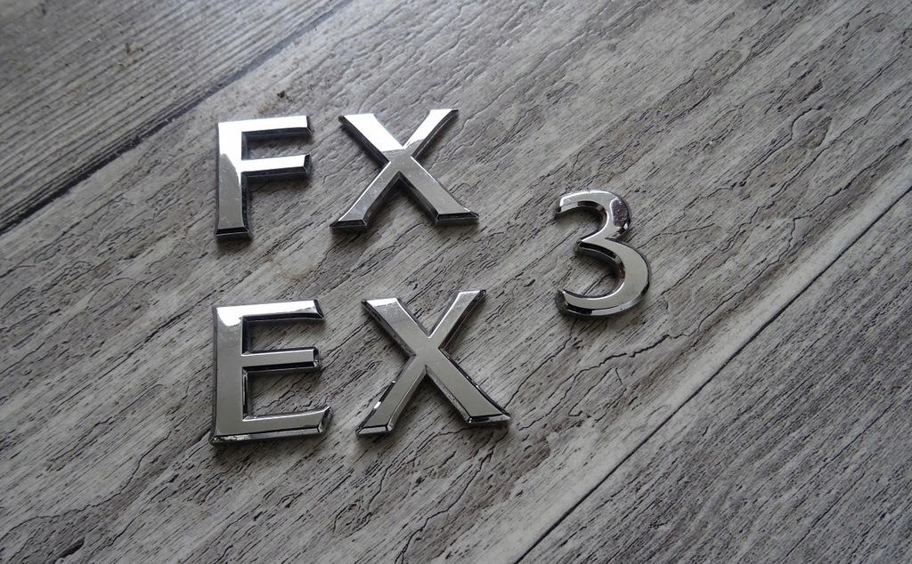 фото №1, Infiniti ex fx значок logo емблема надпис кришка багажника