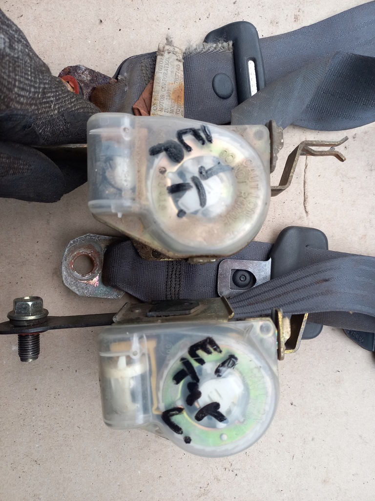 фото №10, Toyota corolla e9 87-92 pas ремені безпеки задня 3d hb