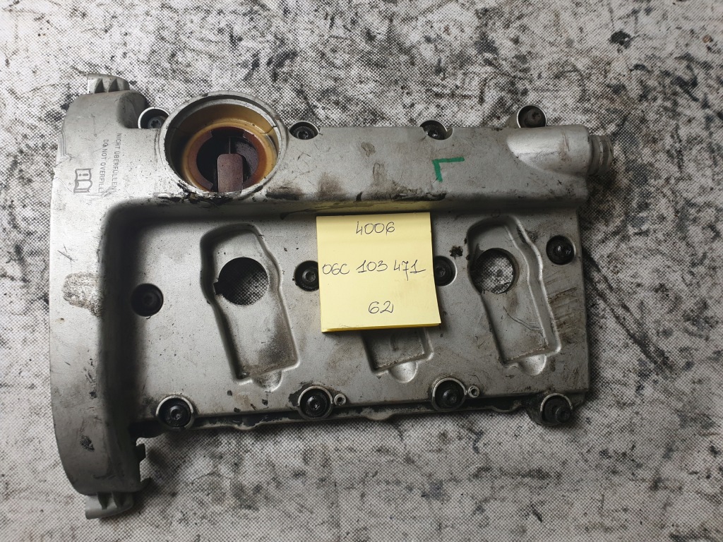 фото №1, Audi оригінальний номер 06c103471 кришка клапанів klawiatury