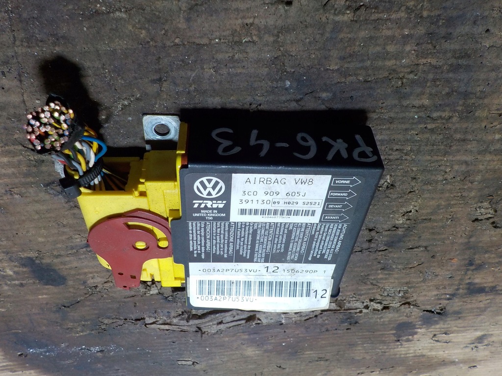 фото №1, Модуль подушка безопасности passat b6 06r. 3c0909605j