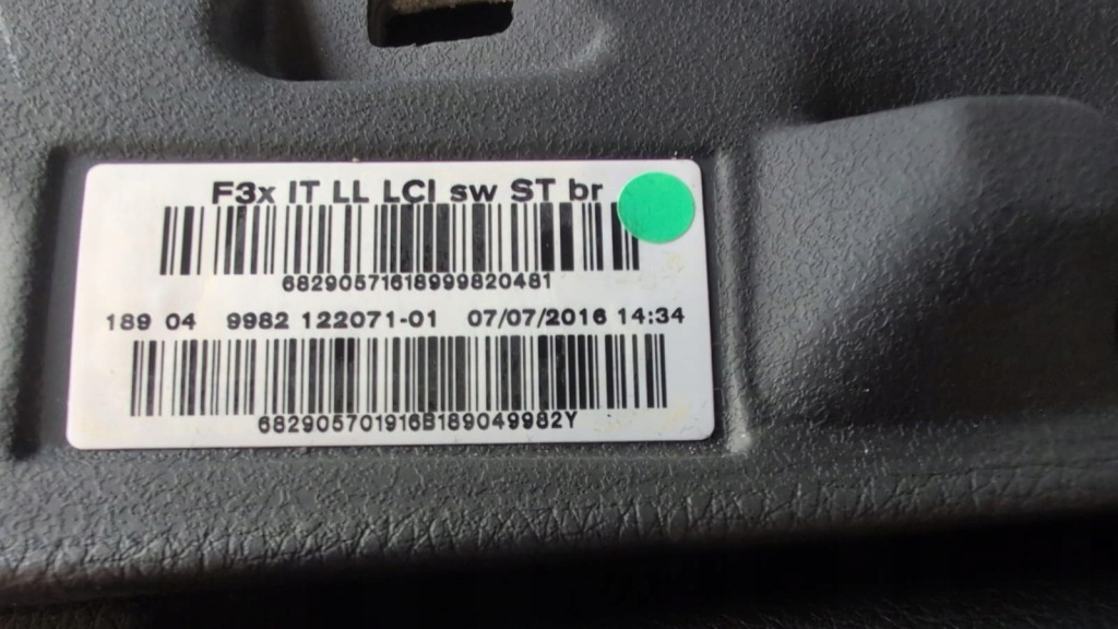 фото №16, Bmw f30 f31 f34 f32 f36 панель приладів приладова панель  панель приладів оригінал сіра nić