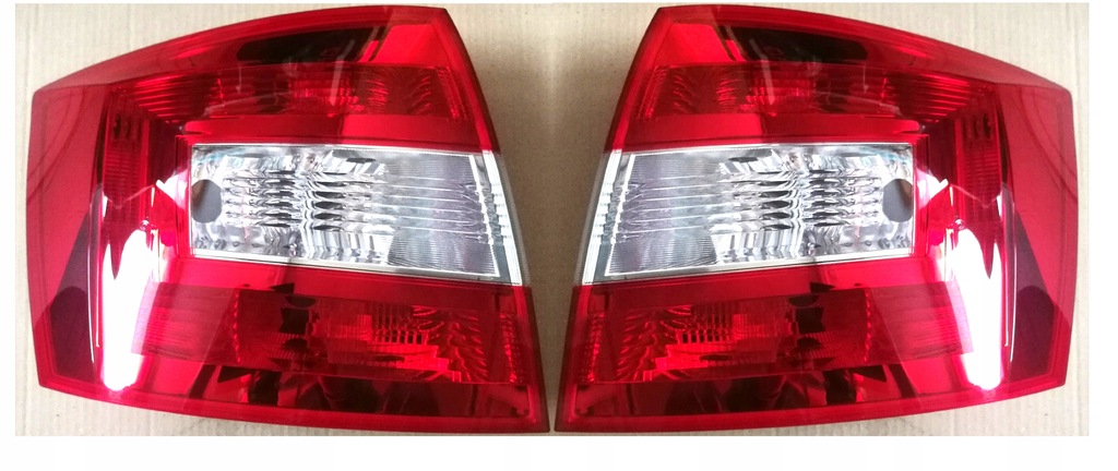 фото №1, 2x лампа задняя стоп левая правая kpl skoda rapid 2012-2019 spaceback
