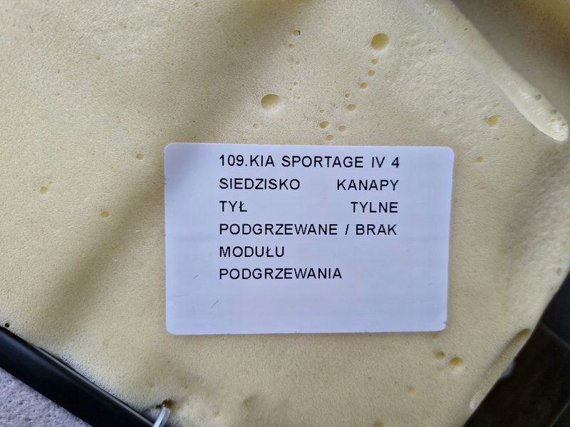 фото №9, Kia sportage iv 4 сиденье сиденье задняя задние с подогревом