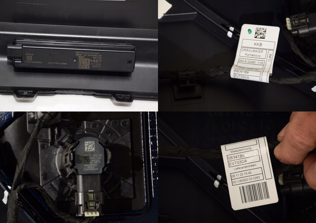 фото №14, Bmw 5 g60 бампер задняя m-pakiet 6 pdc tansanit blue x10