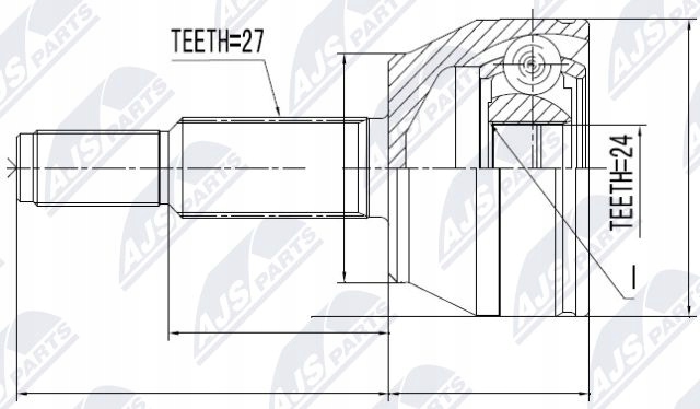 фото №2, Npz-fr-048 nty шарнір зовнішній ford explorer 07