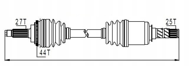 Купити Привідний вал привідна subaru impreza 01- forester 02- лівий/правий