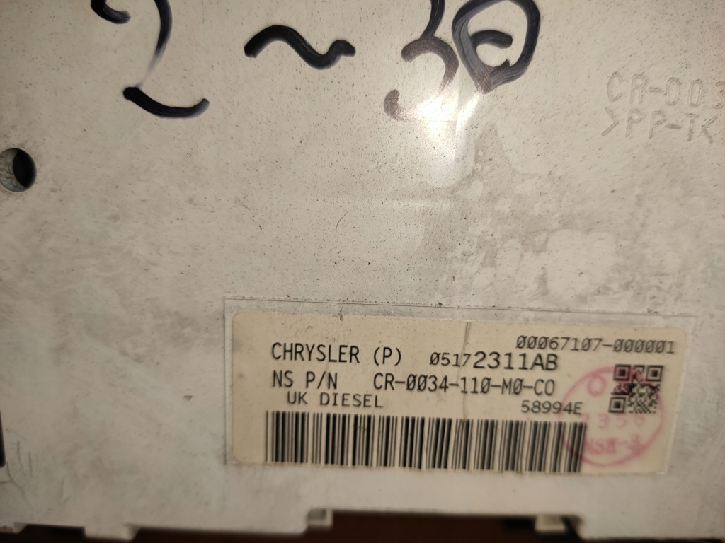 фото №8, Jeep grand cherokee wk 3.0 crd счетчик приборная панель спидометр uk 05172311ab