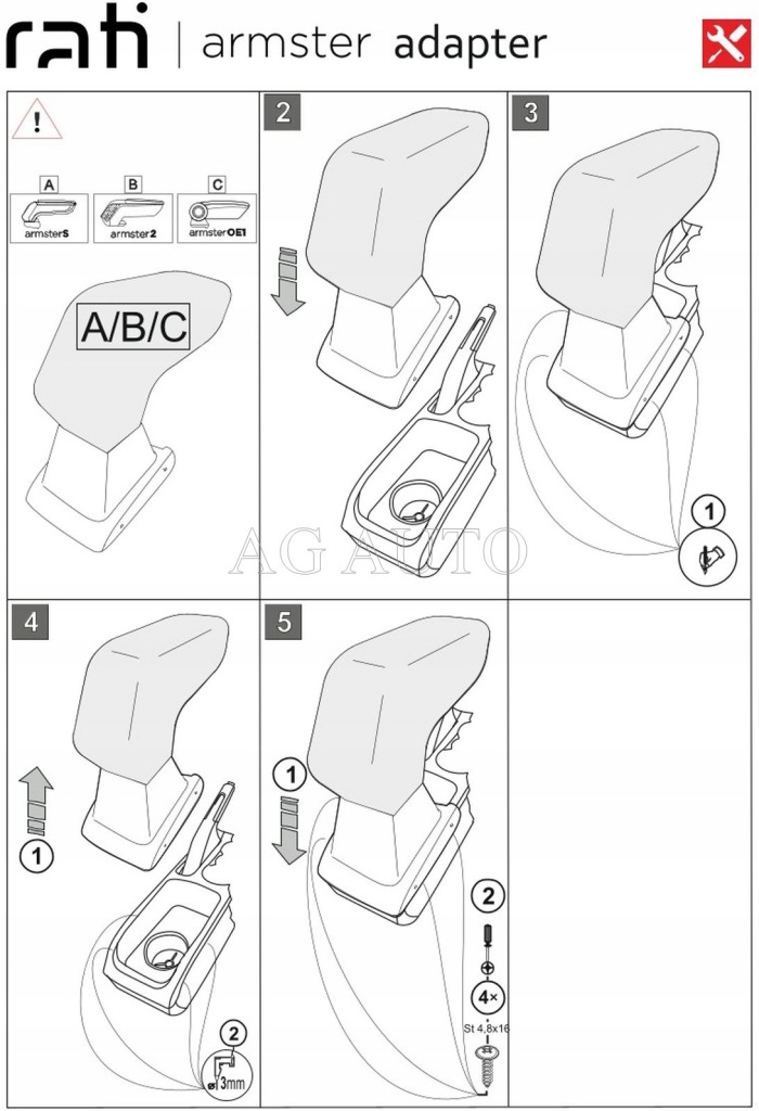 фото №2, Подлокотник armster 3 rati v05014a