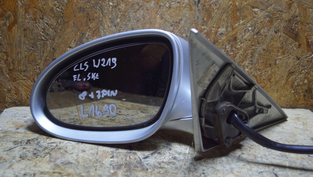 Mercedes cls w219 зеркало левая складной 8+7 uk l1690 Оригинал