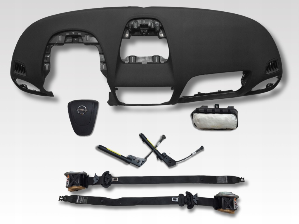 фото №1, Opel mokka панель приладів czarna консоль ремені подушка безпеки org