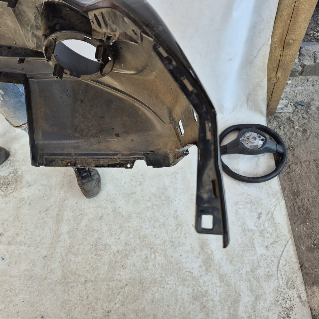 фото №16, Mitsubishi pajero iv 4 lift 10-14 бампер перед передний sprysk