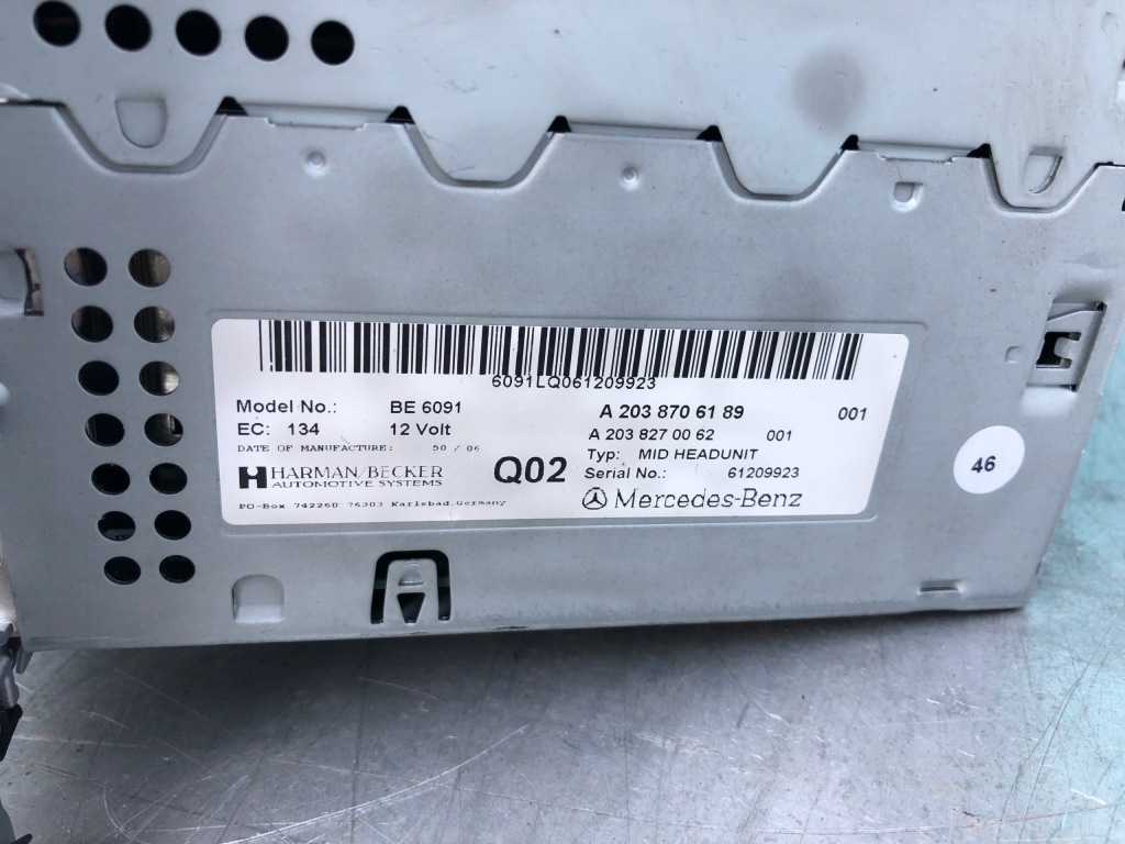 фото №4, Mercedes w203 lift command радіо навігація navi