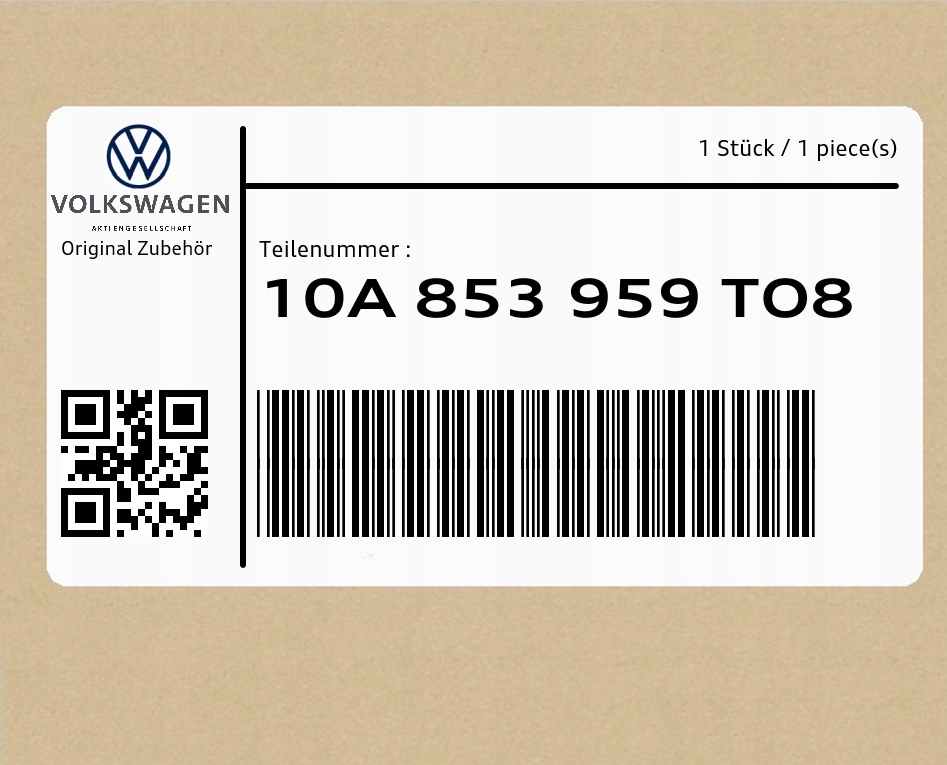 фото №1, Заглушка, silver глянцевый 10a853959to8 vw id.3