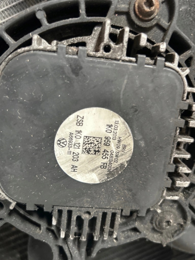 Ремень передний комплект радиатор вентилятор skoda octavia 2 рестайлинг  1.6 d с Разборки