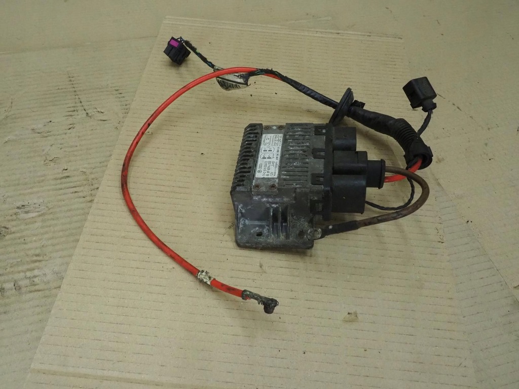 фото №7, Vw transporter t5 модуль блок керування вентиляторів 7h0919506d + електропроводка