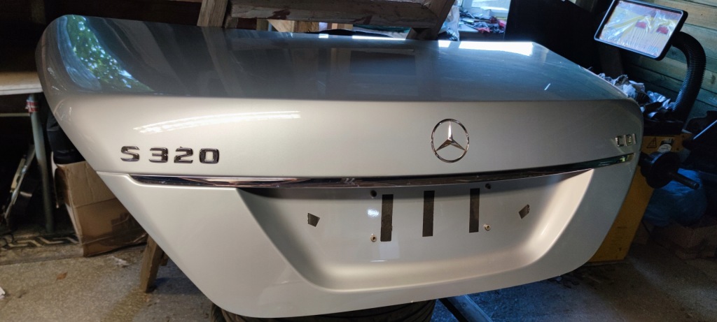 фото №8, Mercedes w221 кришка багажника задня задня 775 ładna