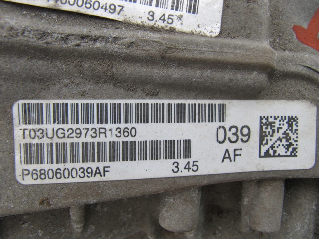 фото №8, Dodge durango 14- 3.6 lift мост задняя задний 3.45 jeep grand cherokee wk2