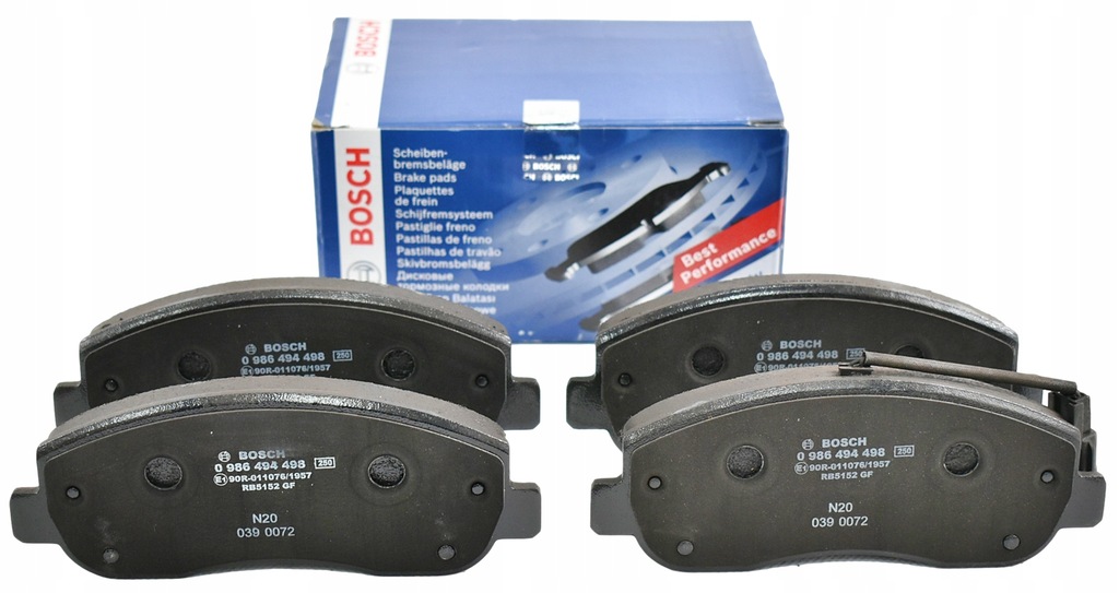 фото №1, Bosch гальмівні колодки гальмівні перед nissan nv400 2011-