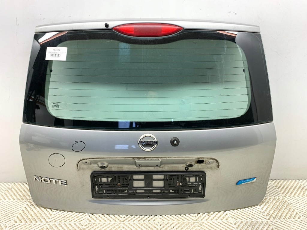 фото №1, Крышка багажника задняя nissan note e11 хэтчбек 05-13 silver перламутр металлик