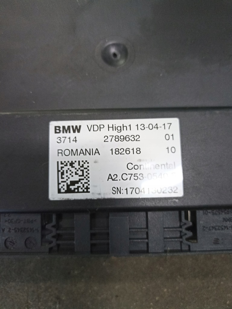 фото №1, Блок керування підвіска vdp high 1 bmw 2789632