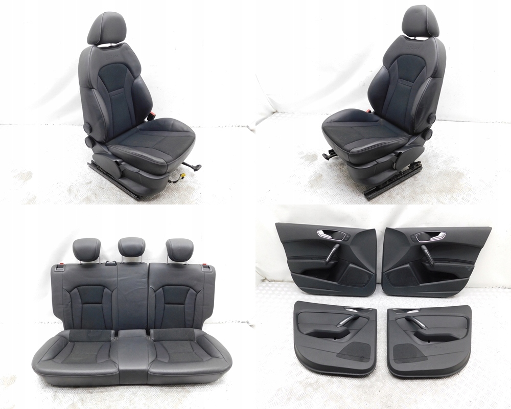 фото №1, Сиденья комплект заднее сиденье обшивки - audi a1 8x 5d sportback s-line