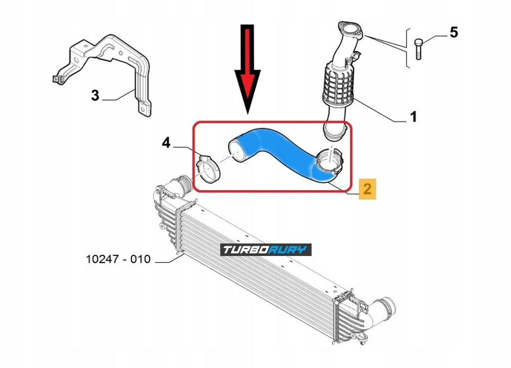 фото №7, Труба wąż turbo інтеркулер jeep renegade 1.6 crd