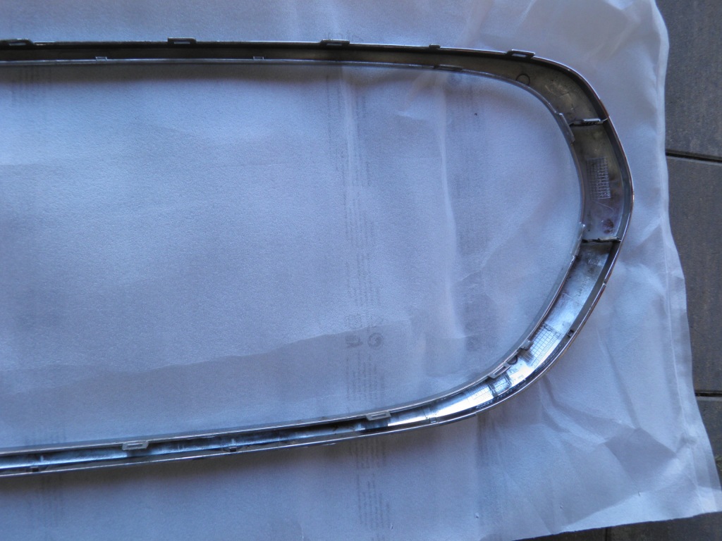 Захист рамка решітка радіатора хром ґрати бампера mini f55 f56 f57 51137300589 оригінальний номер Недорого